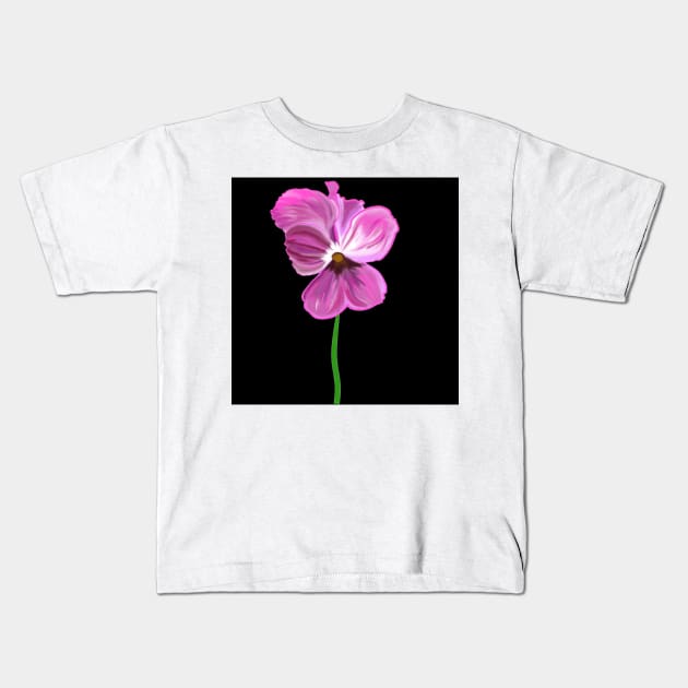 Natural beauty (black) Kids T-Shirt by Teddyxx